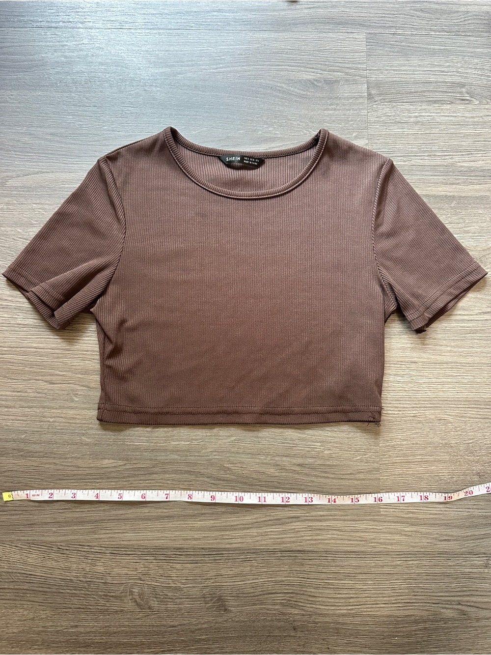 chocolate crop top